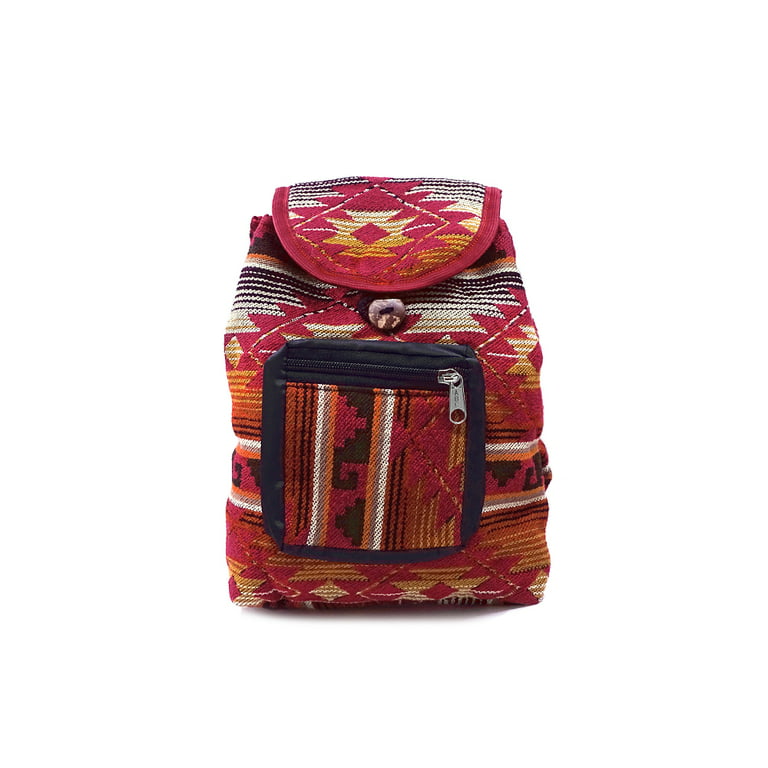 Small Flap Backpack Fashionable Graphic Buckle Decor Adjustable