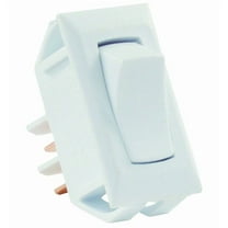 JR Products 13665 Momentary-On/Off Switch - White