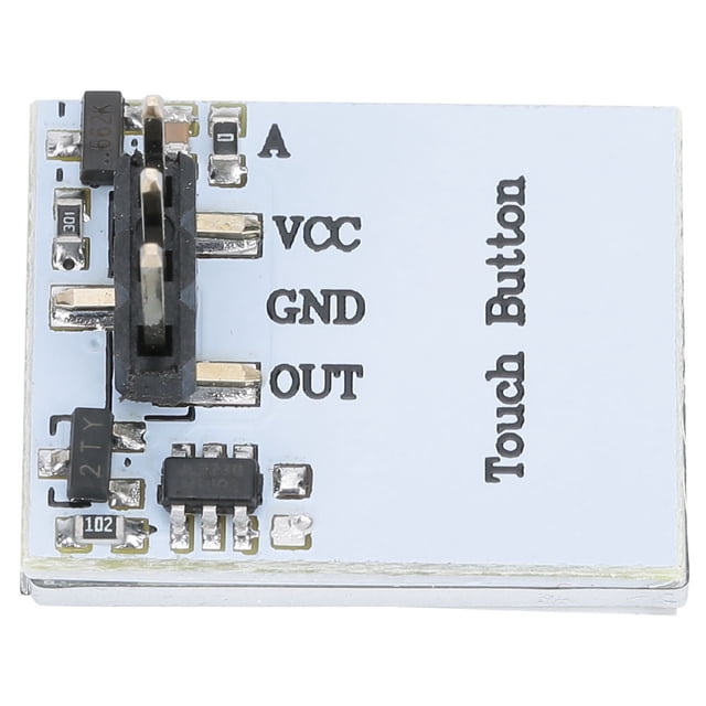 Módulo de botón de interruptor táctil capacitivo antiinterferencias HTTM 2,7 V-6V (rojo) 2 uds.