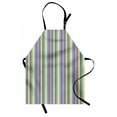 thumbnail image 1 of Chevron Apron Colorful Composition with Herringbone Zigzags Hand Drawn Geometric Illustration, Unisex Kitchen Bib Apron with Adjustable Neck for Cooking Baking Gardening, Multicolor, by Ambesonne, 1 of 3