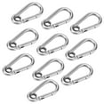 thumbnail image 4 of Ecomeon Mousqueton en Acier Inoxydable, 10 Pcs Mousqueton en Acier Inoxydable Corde de Sécurité Mousqueton à Ressort Accessoires de Boucle Suspendue, Mousqueton à Ressort, 4 of 8