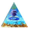 thumbnail image 2 of Pyramide Décor, Cristal Pyramide Ornement Améthyste Améthyste Pyramide Pyramide Cristal Ornement de Haute Précision Fonctionnalité, 2 of 10