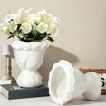 thumbnail image 2 of YingYouFu Plastic Porch Roman Front Planter Decorative Wedding Flower Containers with Retro Design Reusable Outdoor Vases for Floral Arrangements and Home, 2 of 6