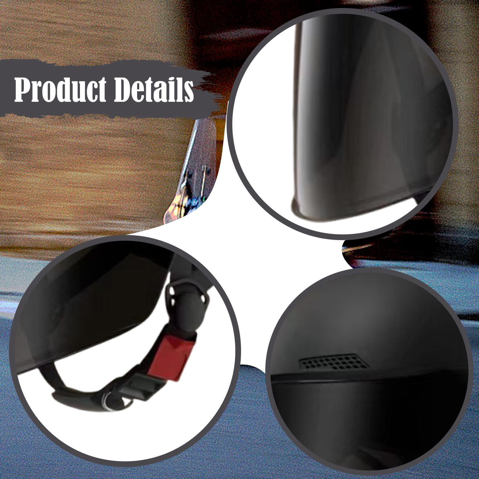 Nishiyuenyi Motorcycle Half Helmet Accessories Vintage Design for Cycling Bike Motocross Black