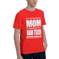 thumbnail image 2 of I'M A Mom And A Rad Tech Nothing Scares Me T-Shirt-Mother'S Day Gift Men'S Basic Short Sleeve T-Shirt Red Small, 2 of 5