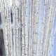 thumbnail image 3 of Panel de cortinas de cuerda para puerta, cortina mosquitera, divisor de puertas para ventana decorativa, 100x200cm (blanco), 3 of 5