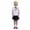 V101-White, variant on WhouRiu Girls Back To School Blouses Floral Graphic Short Sleeve Button Down Shirts Kids Casual Comfortable Cute Everyday Shirts,9-10 Years