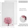 thumbnail image 2 of Dreamtimes Stylish Heart Tree Valentine's Day Soft Fluffy Guest Hand Towels, Multipurpose Decor for Bathroom, Hotel, Gym and Spa (14" x 28",White), 2 of 5