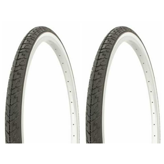 Tire set. 2 Tires. Two Tires Duro 24" x 1 3/8" Black/White Side Wall lowrider bicycle Tires, beach cruiser bike Tires,cruiser bike Tires mountain bike Tires