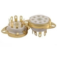 thumbnail image 3 of 8PC 8 Pin Ceramic Socket Tube Top Vacuum Octal Value for KT88 EL34 6V6 6650 274B, 3 of 5
