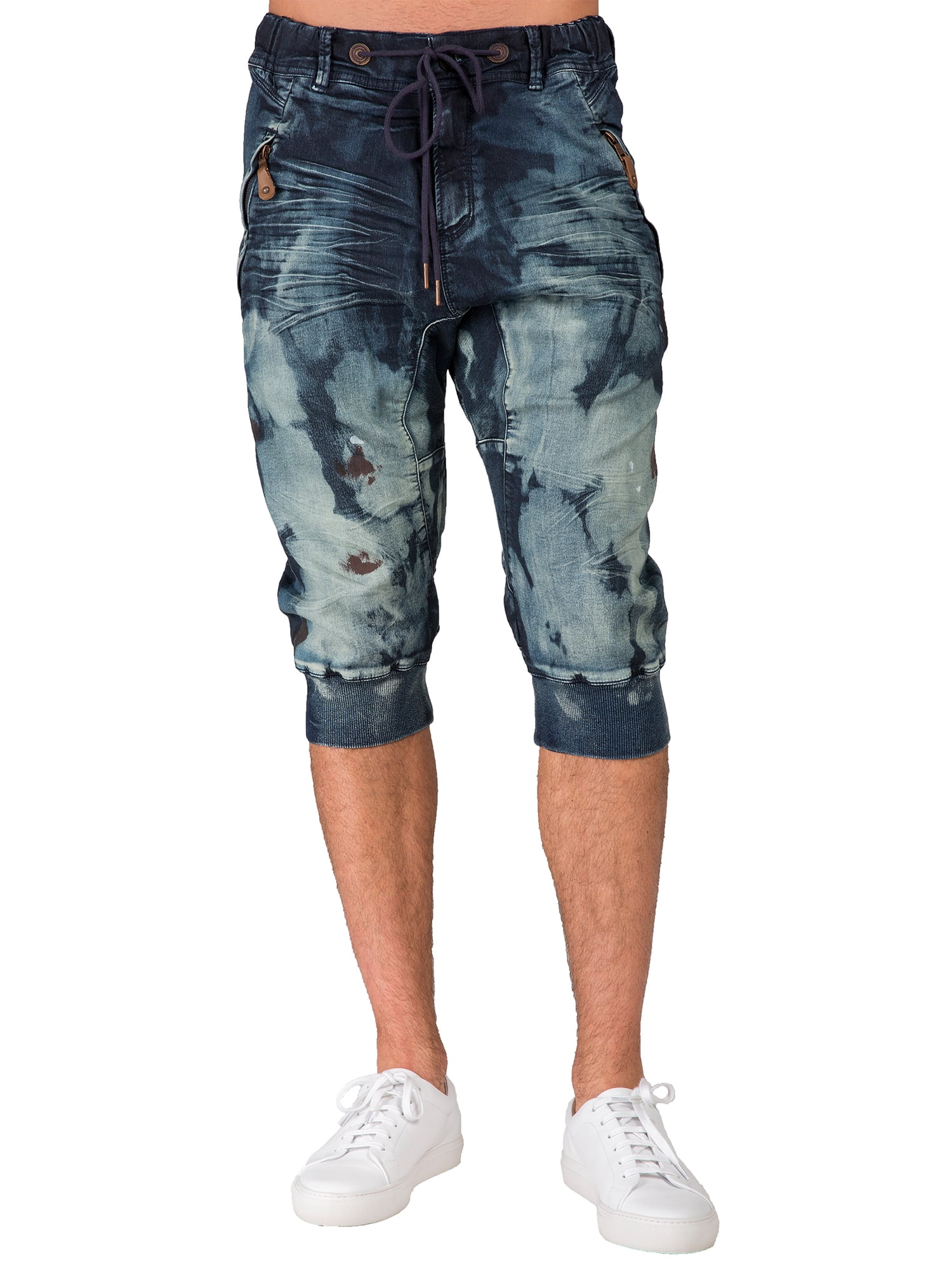 level 7 men dark blue mid calf jogger 