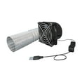 thumbnail image 3 of Extractor de pared, ventilador portátil, soplador de Camping, ventilador Extractor de cobertizos montado en la pared, ventilador de ventilación para 1 ventilador tubo de 6M, 3 of 8