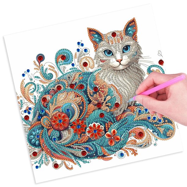 Kit Arte Diamantes Pintura Imitación para Pared Del Regalo