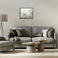 thumbnail image 3 of Stupell Industries Grey Flower Silhouettes Plants & Flowers Painting Gray Floater Framed Canvas Art Print Wall Art, 21 x 17, 3 of 10