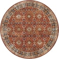 thumbnail image 3 of Unique Loom Outdoor Traditional Collection Area Rug - Era (7' 10" Round Antique Red/Blue), 3 of 9