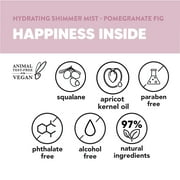 ONYX Professional Hydrating Shimmer Body Mist, Pomegranate Fig, For everyone, Unisex.