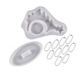 thumbnail image 3 of Matsuzay Molde de resina de Gel de sílice para decoración de árbol de Navidad, fácil de desmoldar, regalo de resina de fundición Kits de decoración para fiestas Blanco Cadena de cuentas de plata, 3 of 6