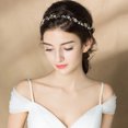 thumbnail image 6 of PBPBOX Flower Wreath Daisy Hairpin Golden Alloy 1Pcs Birthday Headwear, 6 of 8