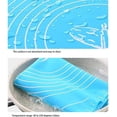 thumbnail image 4 of tapete para hornear reutilizable antiadherente de 50x40 cm, tapete para masa enrollable (azul), tapete para hornear de silicona sin BPA, con guía de medición, 4 of 5