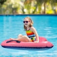 thumbnail image 2 of Portable Inflatable Floating Raft, Solid Color, Inflatable Surfboard with Handle, Pool Float for Beach and Pool_Perfect Gift, 2 of 5
