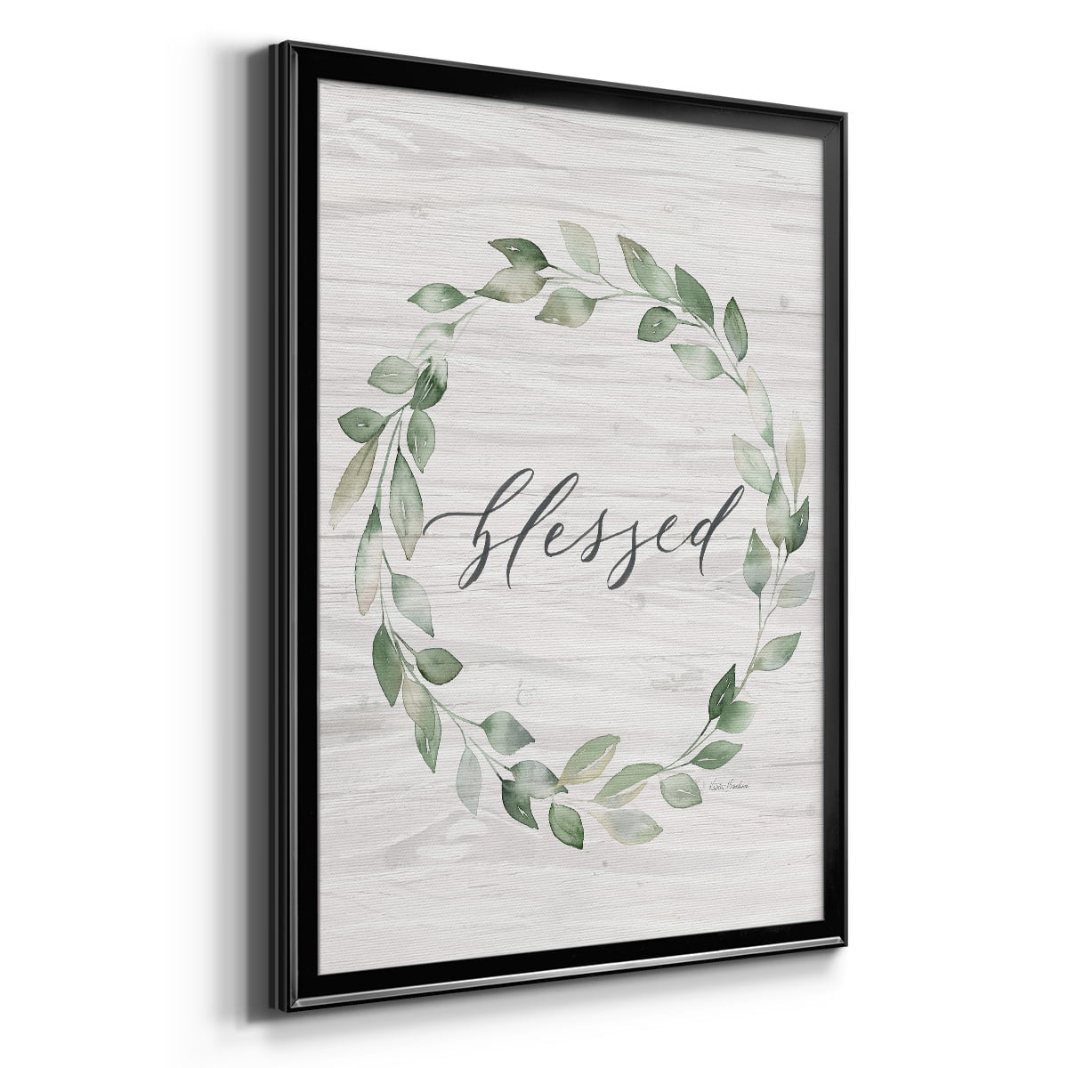 Blessed Wreath Premium Framed Print - Ready to Hang