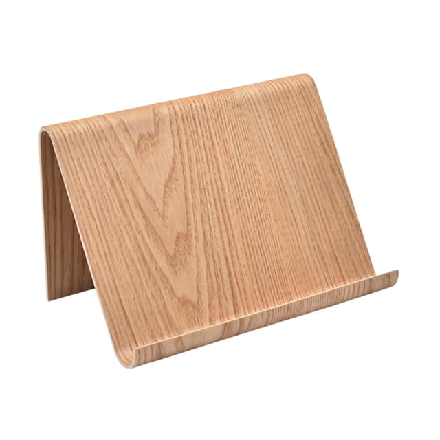 Soporte para Teléfono Soporte de Escritorio Porta Teléfono Base para Laptop Madera Diseño Portátil Manos Libres Adecuado para Cocina Lectura Oficina