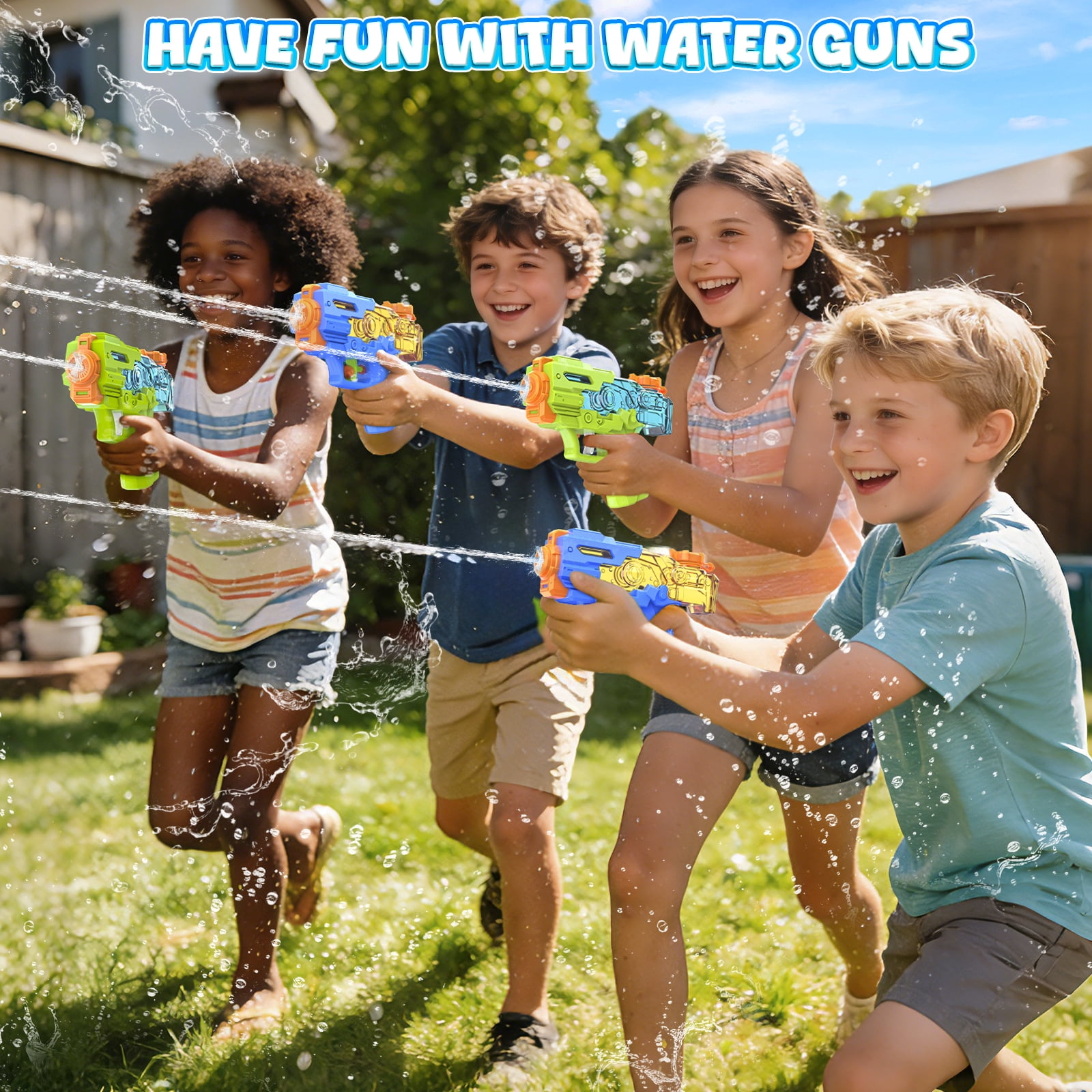 2pcs-Water Soaker Super Water Soaker for Kids-Toy Swimming Pool Beach Sand Water Fighting Toy