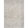 thumbnail image 2 of Nourison Ambiance 5'3" x 7'3" Grey Silver Modern Indoor Rug, 2 of 9