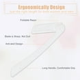thumbnail image 4 of Unique Bargains 6pcs Eyebrow Razor for Women Foldable Facial Razor Stainless Steel Eyebrow Trimmer Leveling Tool White, 4 of 7
