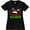 AB-Black, variant on Inktastic Granny Claus with Christmas Santa Hat and Snowflakes Women's Plus Size V-Neck T-Shirt