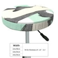 thumbnail image 4 of Haiem Cute Raccoon Cushion Round Bar Chair Seat Cover Bar Chair Cushion Covers Elastic Washable Bar Chair Cover,Protects from Scratches and Stains-13 inch, 4 of 7