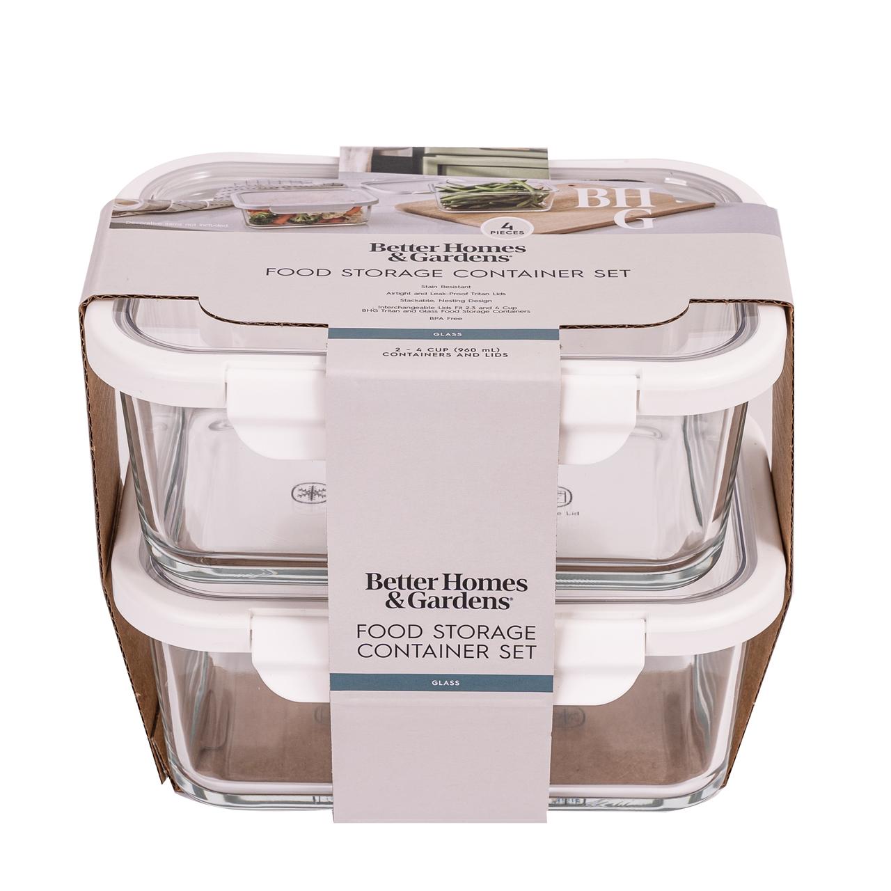 Better Homes & Gardens Rectangle Glass Food Storage, Set of 2 photo 7