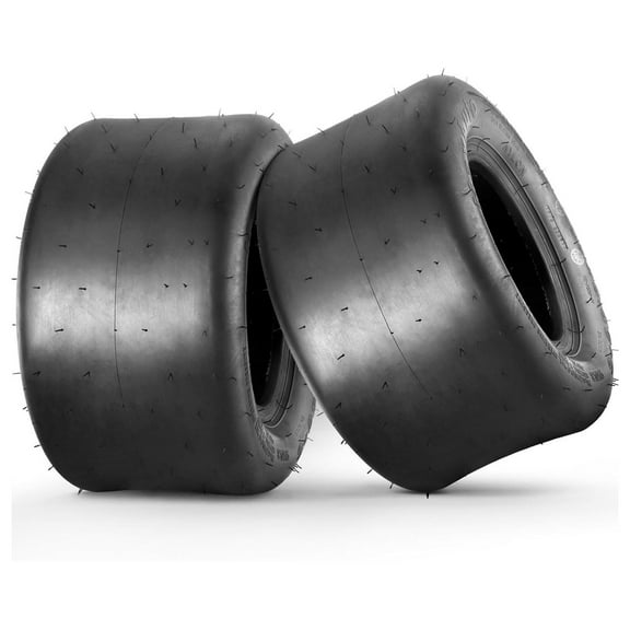 2Pcs 13x6.50-6 Lawn Mower Tires,13x6.5-6 Smooth Turf Garden Tractor Tire,13-6.50-6 Zero Turn Mower Tire,Load Range B Tubeless Golf Cart Tires