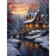 thumbnail image 1 of 5D DIY Kit Pueblo Invierno Del 30x40cm, 1 of 9
