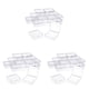 thumbnail image 1 of Caja de almacenamiento de cuentas de plástico transparente con tapa con bisagras para artículos pequeños, diamantes y cuentas (2,2 x 2,2 x 0,79 pulgadas), 1 of 6