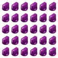 thumbnail image 1 of Perillas de potenciómetro de 30 piezas, reemplazo de interruptor de perilla de atenuación, perilla de volumen para potenciómetro, guitarra eléctrica, Violeta, 1 of 7