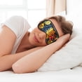 thumbnail image 6 of Cauagu Halloween Fruit Platter Print Sleep Eye Mask, Blindfold Eye Sleep Shade Cover with Elastic Strap/Headband Eye Cover Eyeshade for Night Sleeping/Travel Nap, 6 of 7