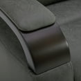 thumbnail image 6 of CHITA Power Swivel Glider Rocker Recliner Nursery Chair with USB for Living Room, Fabric, Iron Gray, 6 of 12