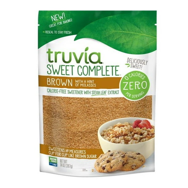 Truvia Sweet Complete Brown Sweetener with the Stevia Leaf, 14 oz Bag