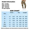 thumbnail image 3 of SnnmBlm Women's Camouflage Cargo Jogger Sweatpants - Cotton - for Travel, and Everyday Wear Gray M, 3 of 7