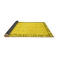 thumbnail image 2 of Ahgly Company Indoor Rectangle Oriental Yellow Modern Area Rugs, 6' x 9', 2 of 4