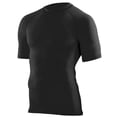 thumbnail image 1 of 2600A-Black-2X Hyperform Compression T-Shirt Manches Courtes, Noir - 2X, 1 of 1
