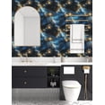 thumbnail image 5 of Starry Night Sky Wallpaper Peel and Stick 17.4" x 118" Dark Blue Galaxy Contact Paper Modern Space Wallpaper for Bedroom Cabinet Bathroom Home Decor, 5 of 16