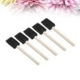 thumbnail image 3 of Gymnture 20pcs 1 Inch Sponge Wood Handle Paint Brush Set 10 Pack Lightweight Durable and Used for Acrylics Stains Varnishes Crafts Art, 3 of 10