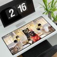 thumbnail image 3 of Happy New Year 2026 Newfoundland Santa Gnome Holiday Party Snow Desk Mat Full Keyboard Mouse Pad Newfie Dog Lover Gifts Large Mousepad - 13019, 3 of 5
