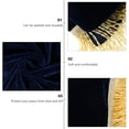 thumbnail image 3 of 1Pack Keyboard Accessory Piano Keyboard Cover Blue Plush Dustproof Cloth, 3 of 6
