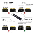 thumbnail image 4 of Adaptador M.2 NGFF SSD para 2010 2011 A1369 A1370 M2 SSD Tarjeta Convertidora Compatible con 2230 2242 2260 2280 M2 SSD, 4 of 5