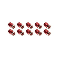 Allstar Performance QC Cover Nuts Short Red 10pk