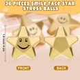 thumbnail image 2 of Stress Balls Deekin Star Gold Smile, espuma de 4 cm, 36 unidades, 2 of 7