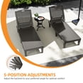 thumbnail image 3 of Uforic Outdoor Chaise Lounge Set of 2, 5-Position Adjustable Backrest, Waterproof for Patio, Gray, 3 of 9